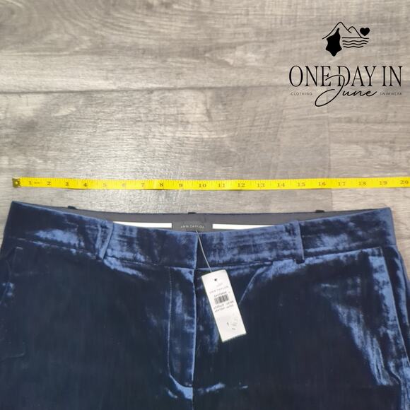 Ann Taylor Velveteen Wide Leg Pants Size 14 - Picture 3 of 7